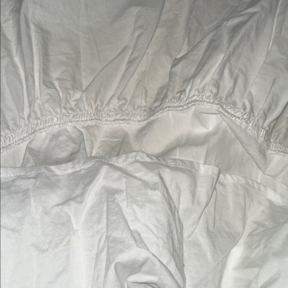 Banana Republic White Sleeveless tiered maxi Dress size 18 - Picture 9 of 9